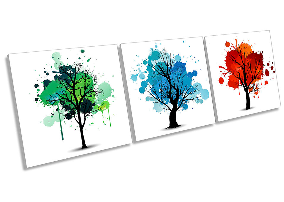 Colourful Abstract Trees Set