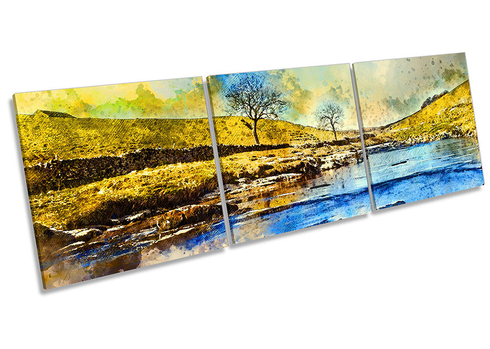 Yorkshire Dales Landscape Multi-Coloured