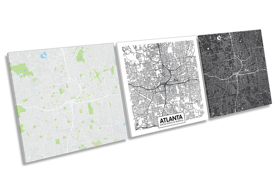 Atlanta US City Map Set