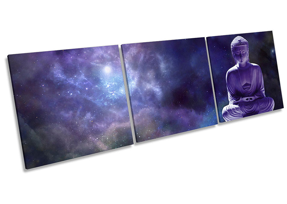 Buddha Monk Outer Space Purple