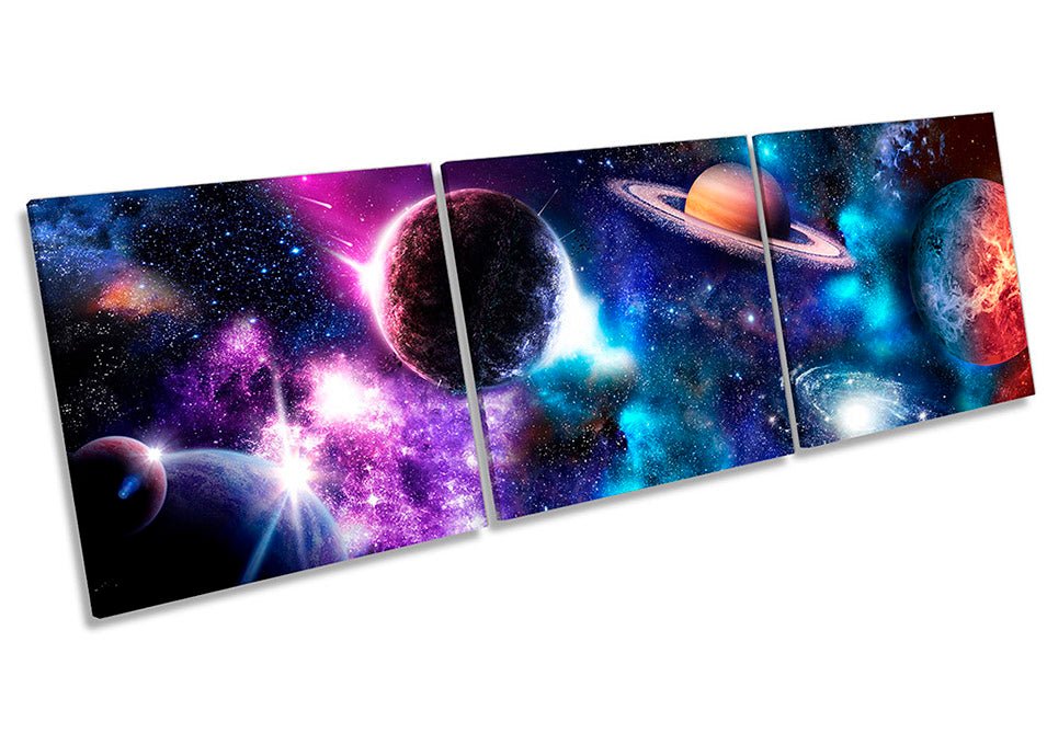 Space Astronomy Planets Multi-Coloured