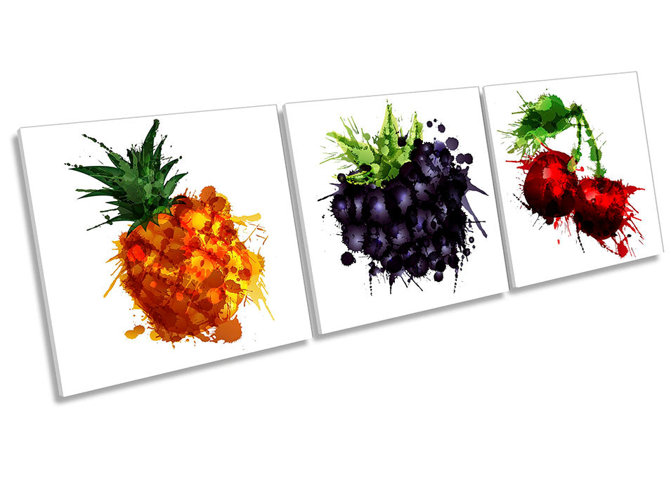 Watercolour Fruit Kitchen Multi-Coloured