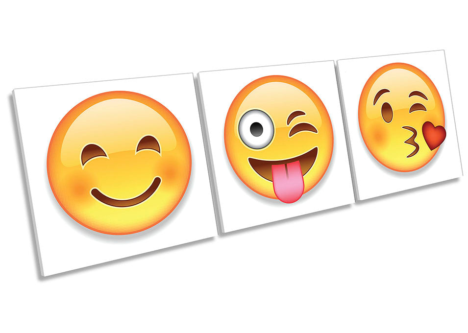 Happy Face Emoji Icons Set