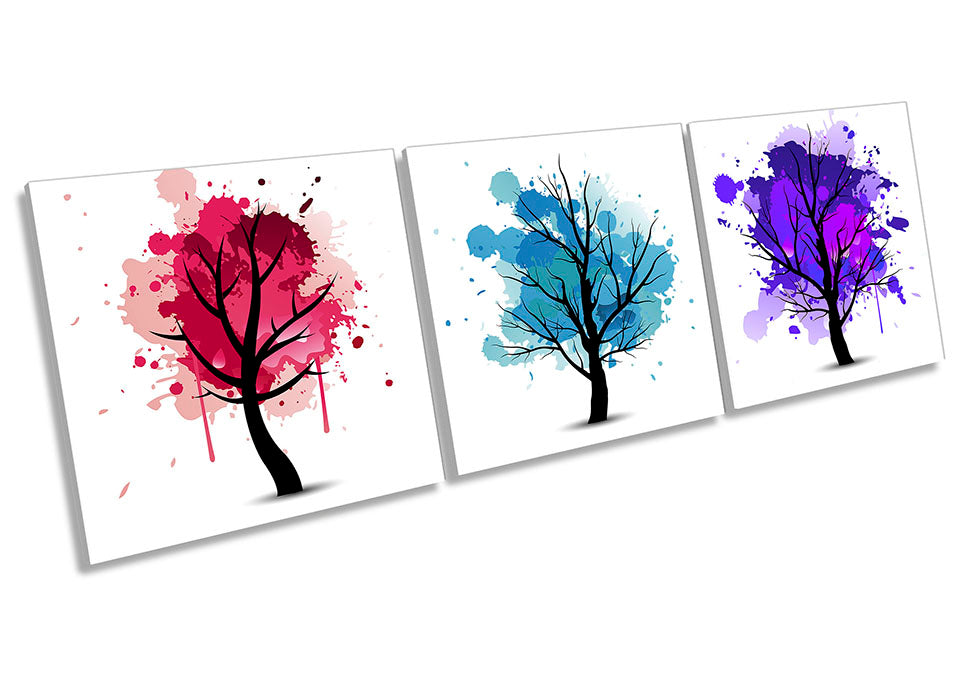 Modern Abstract Trees Set