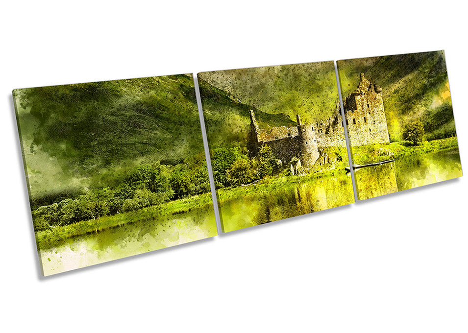 Kilchurn Castle Scotland Green