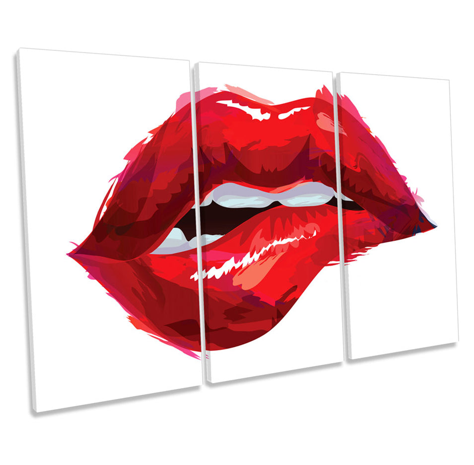 Lip Bite Kiss Fashion