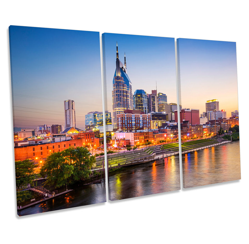 Nashville Tennessee City Skyline