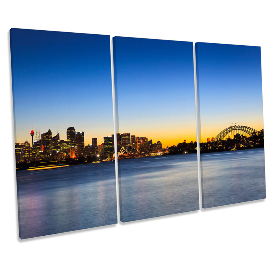 Sydney Skyline Australia City Sunset