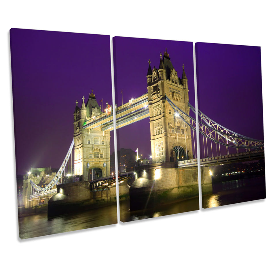 Tower Bridge London Purple