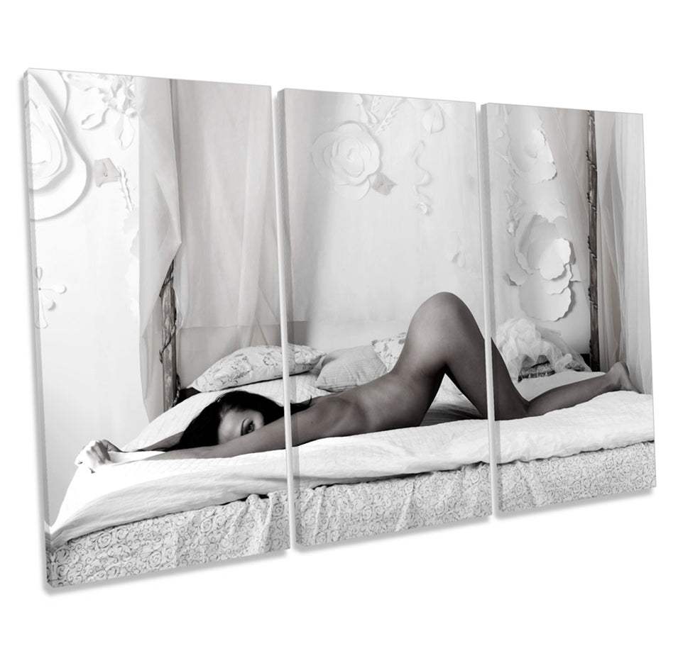 Erotic Nude Model Sexy Bed