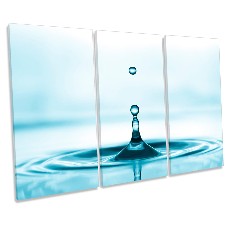 Blue Bathroom Water Drop