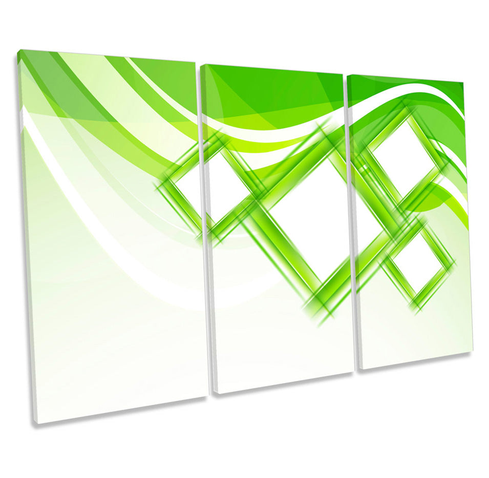 Green Abstract Squares