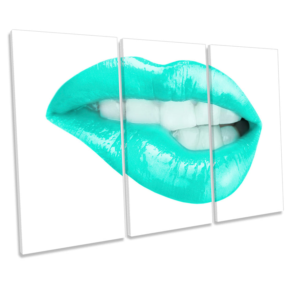 Lips Bite Lipstick Turquoise