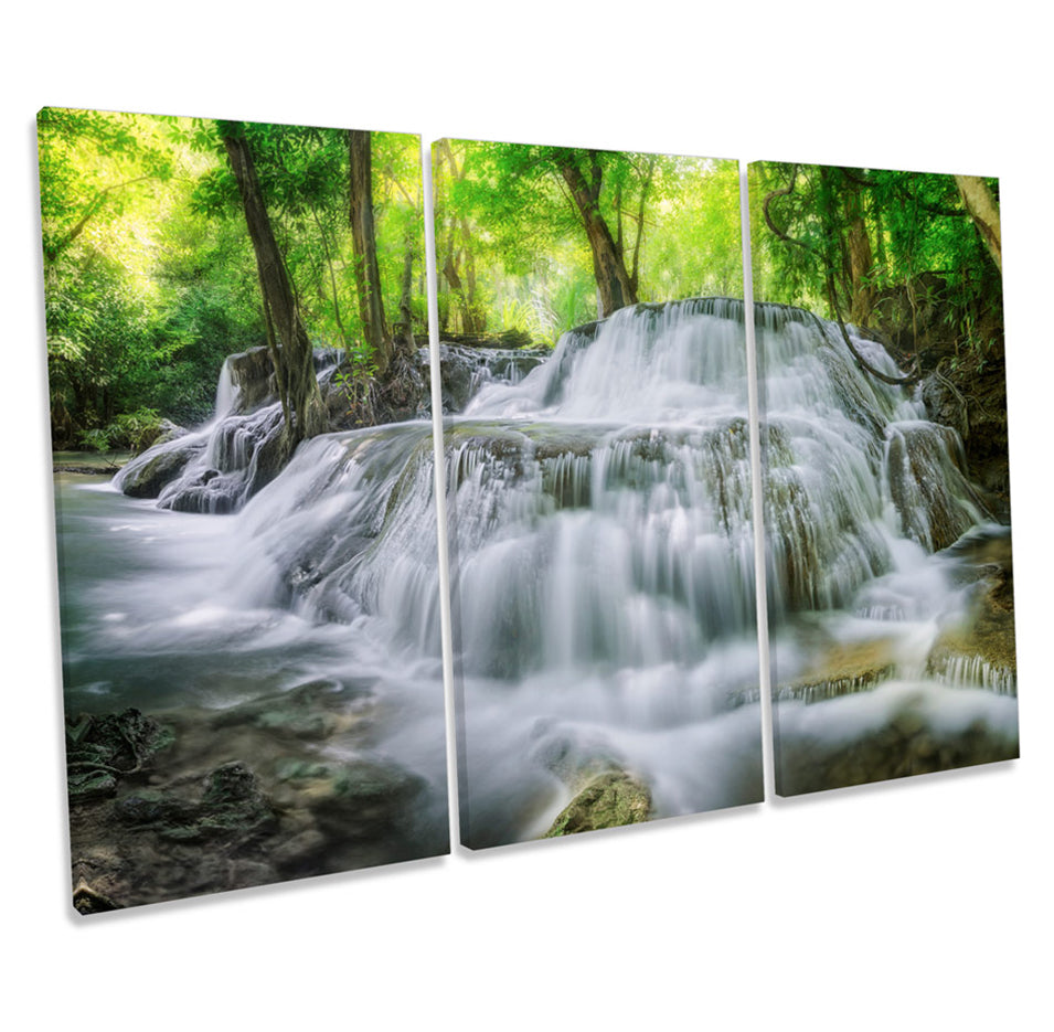 Waterfall Forest Green