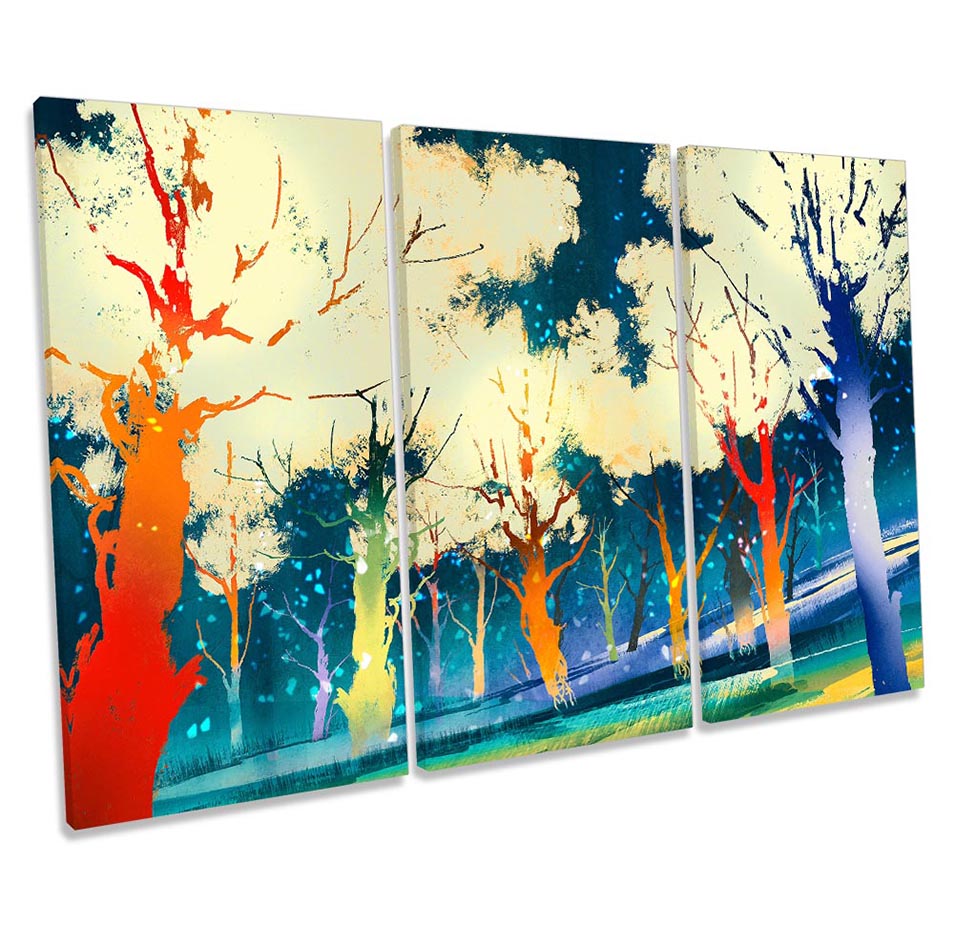 Abstract Summer Trees