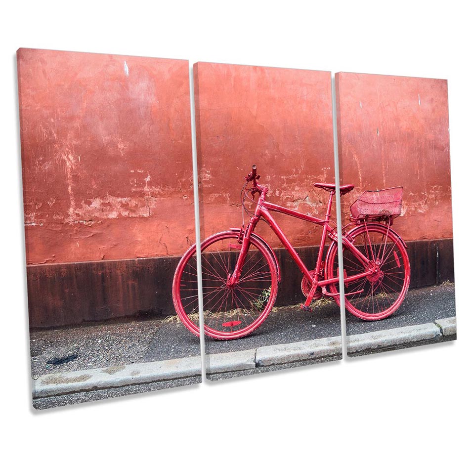 Red Retro Vintage Bike
