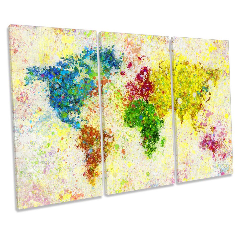 Abstract Map of the World