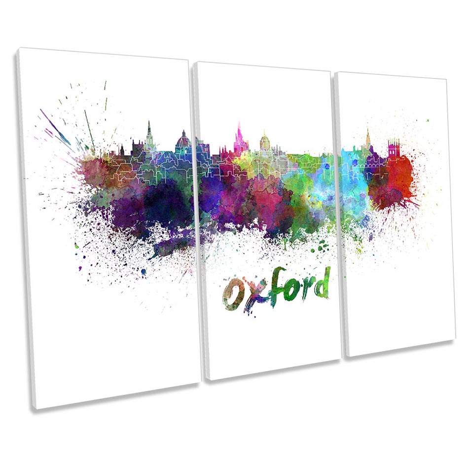 Oxford Watercolour Skyline
