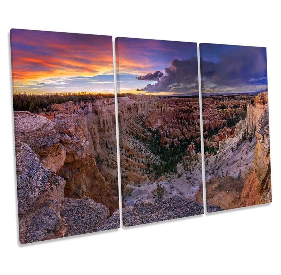 Bryce Canyon Landscape Sunset