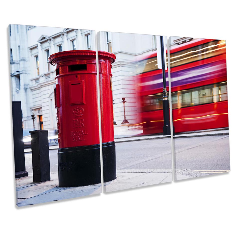 London Bus Letterbox Iconic Red