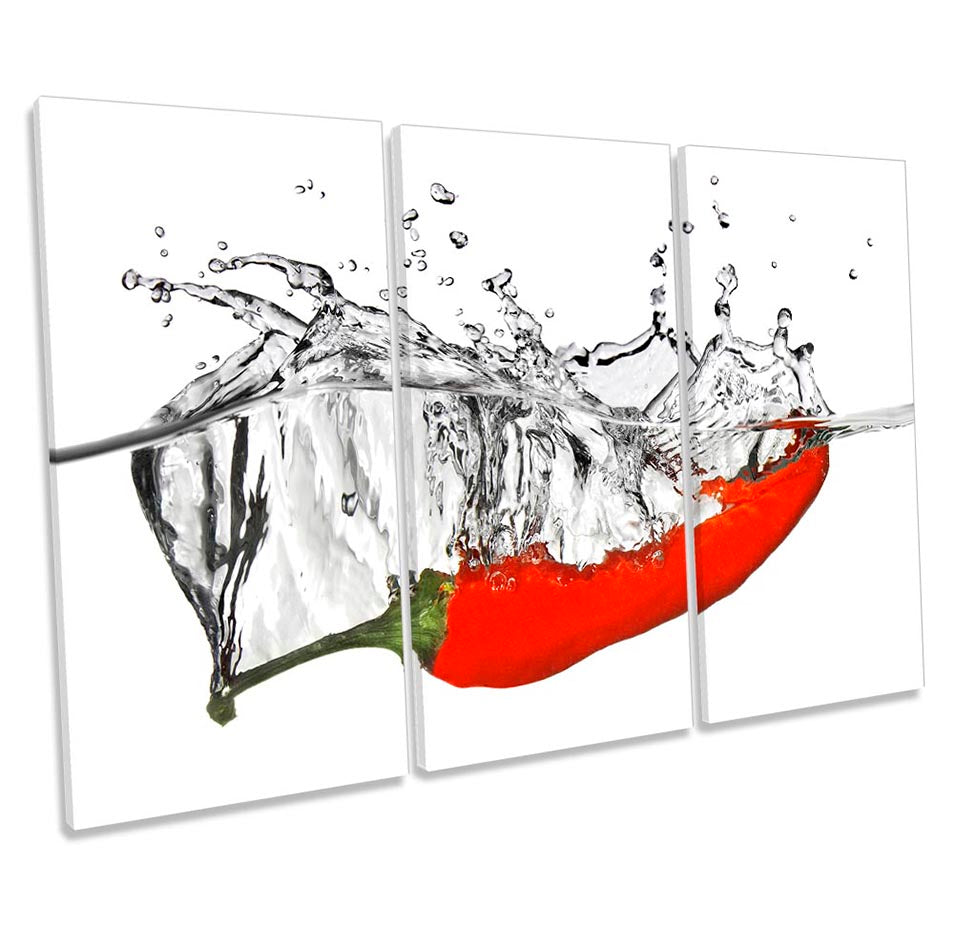 Chilli Water Splash Kitchen Red