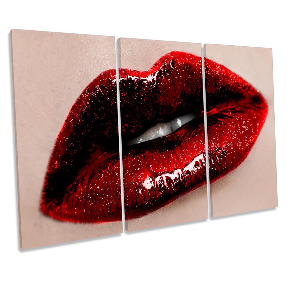 Glossy Lips Lipstick Fashion Red