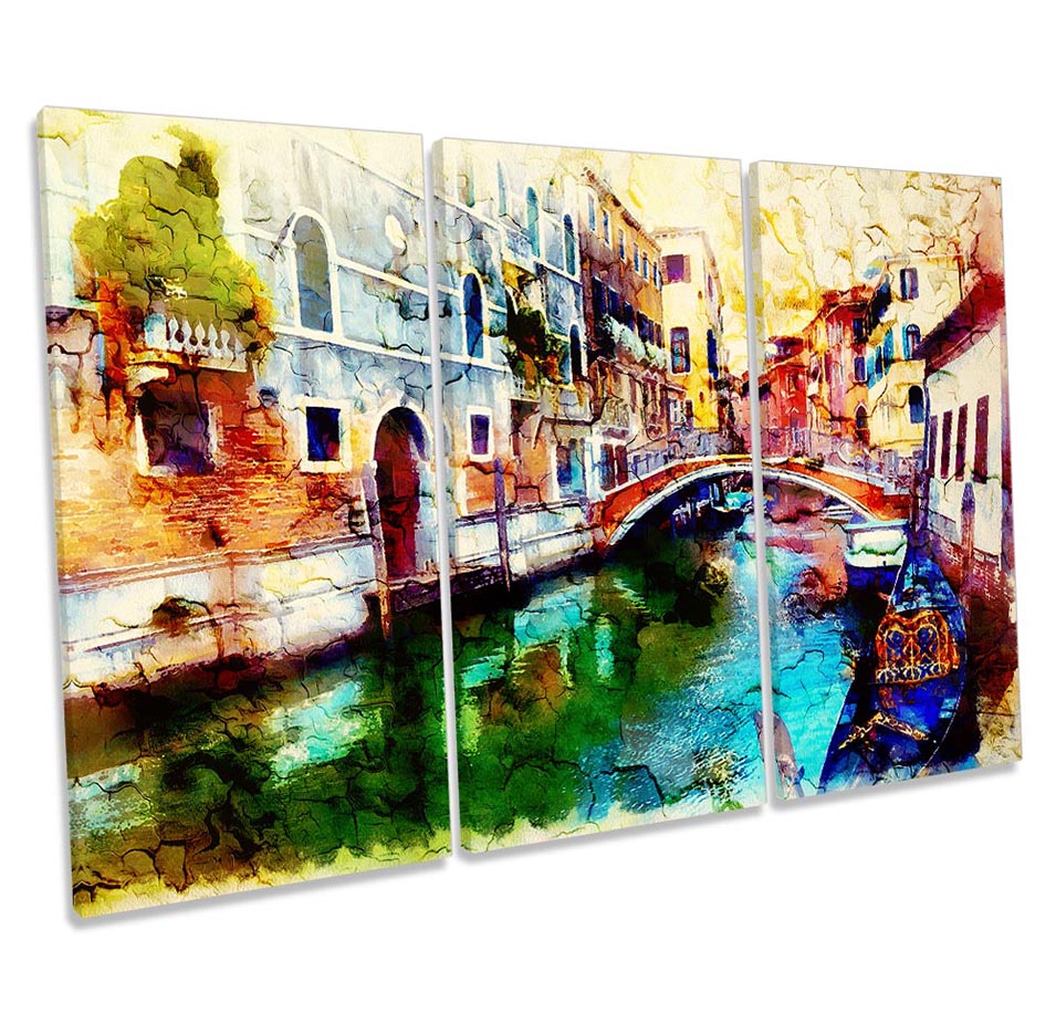 Venice Italy City Canal Multi-Coloured