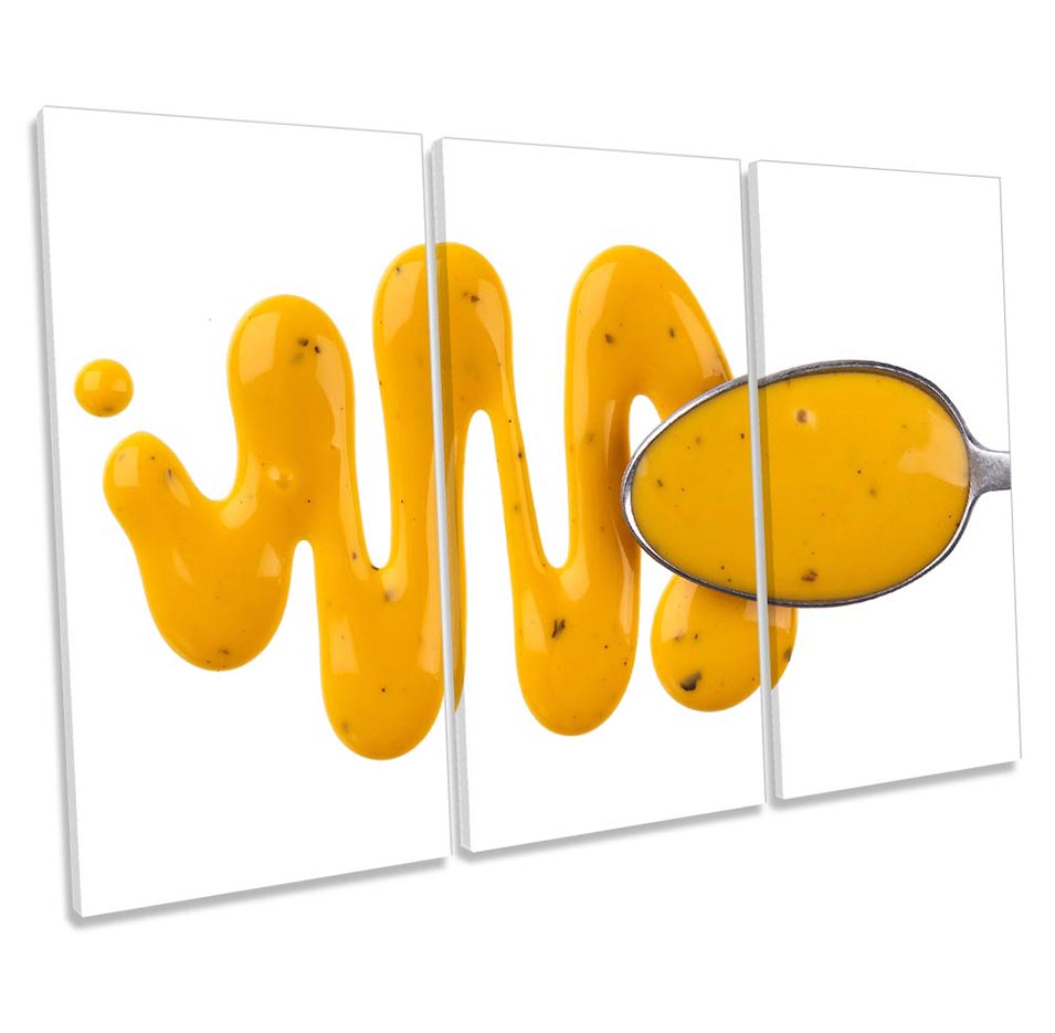 Honey Mustard Spoon Kitchen Yellow