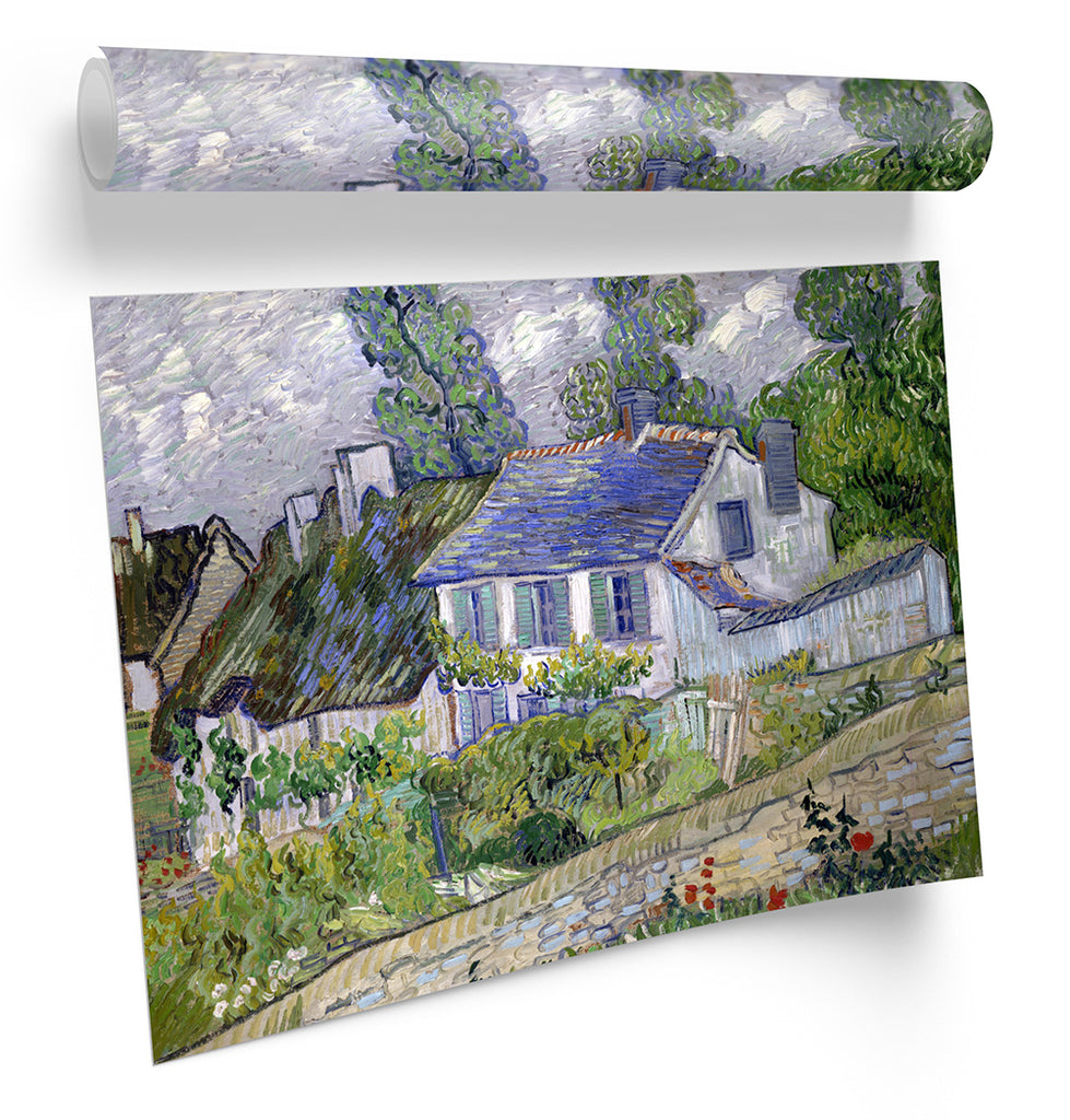 Vincent van Gogh Houses at Auvers Framed