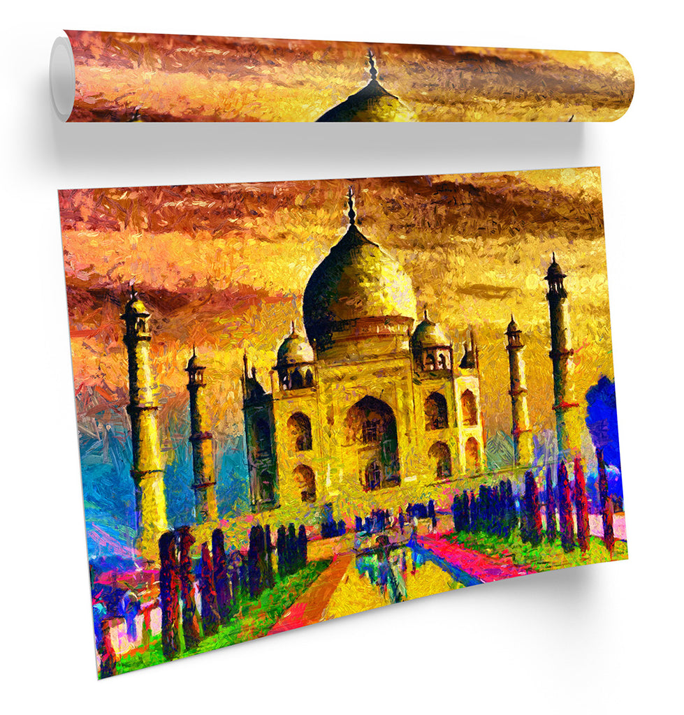 Taj Mahal Paint Repro Framed