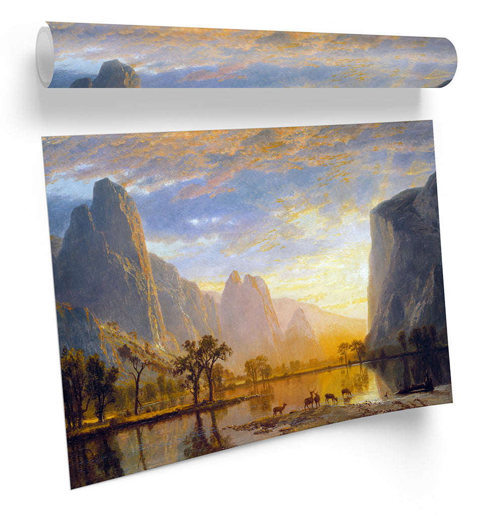 Albert Bierstadt Valley of the Yosemite Framed