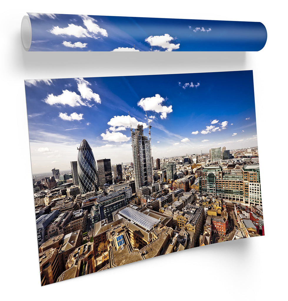 Cityscape London Skyline Framed