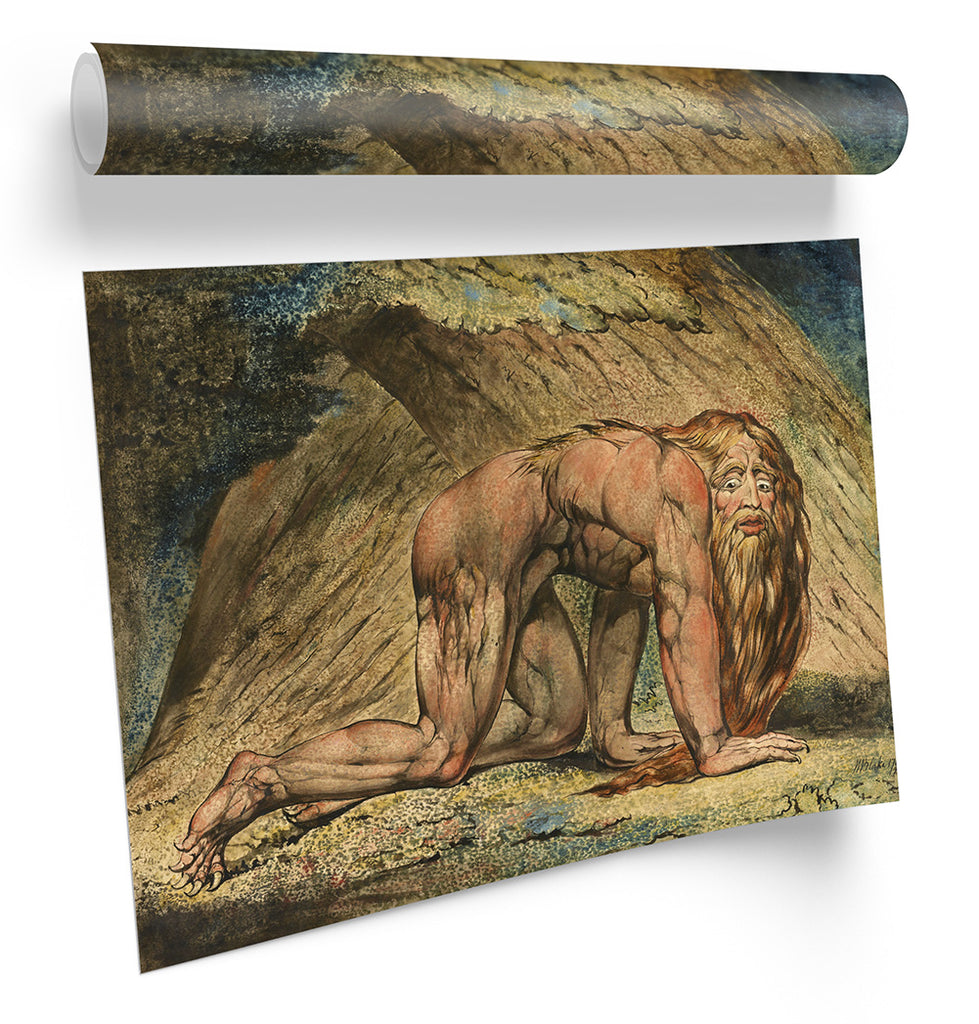 William Blake Nebuchadnezzar Framed