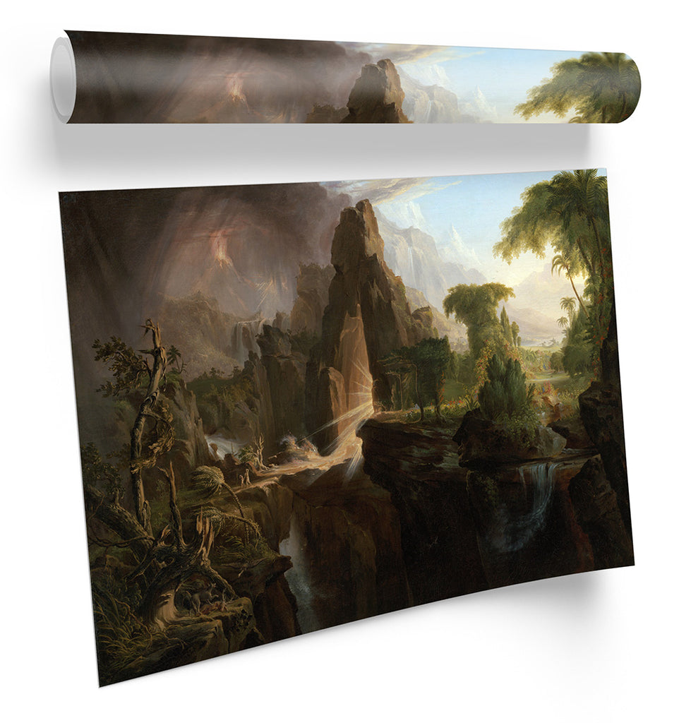 Thomas Cole Expulsion from the Garden of Eden Framed