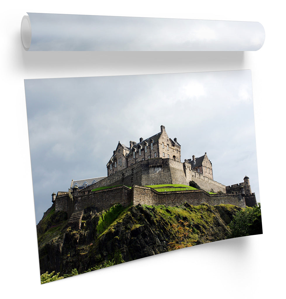 Edinburgh Castle Scotland Landmark Framed