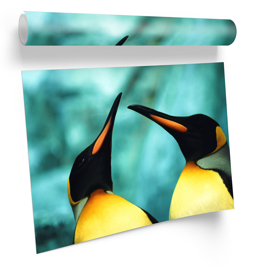 Pair of Penguins Framed