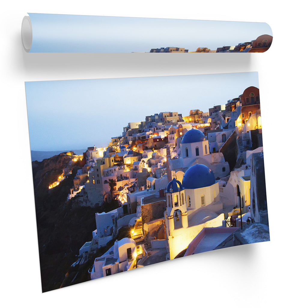 Santorini Greece Framed