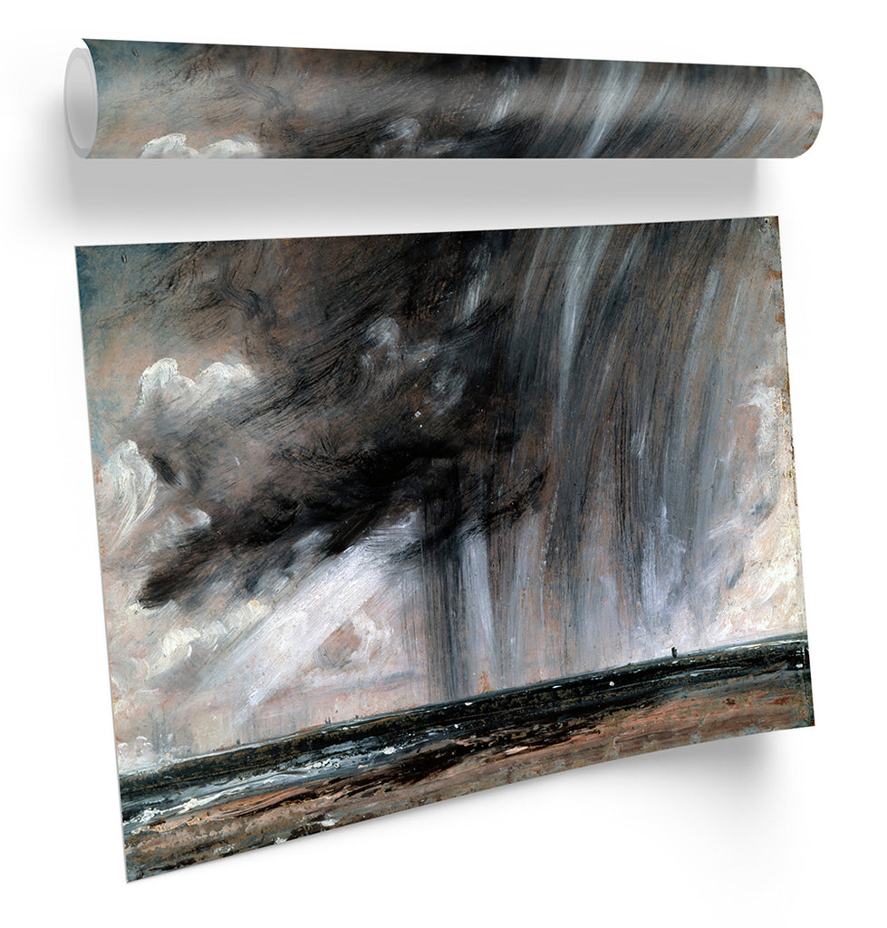 John Constable Seascape Study Rain Cloud Framed