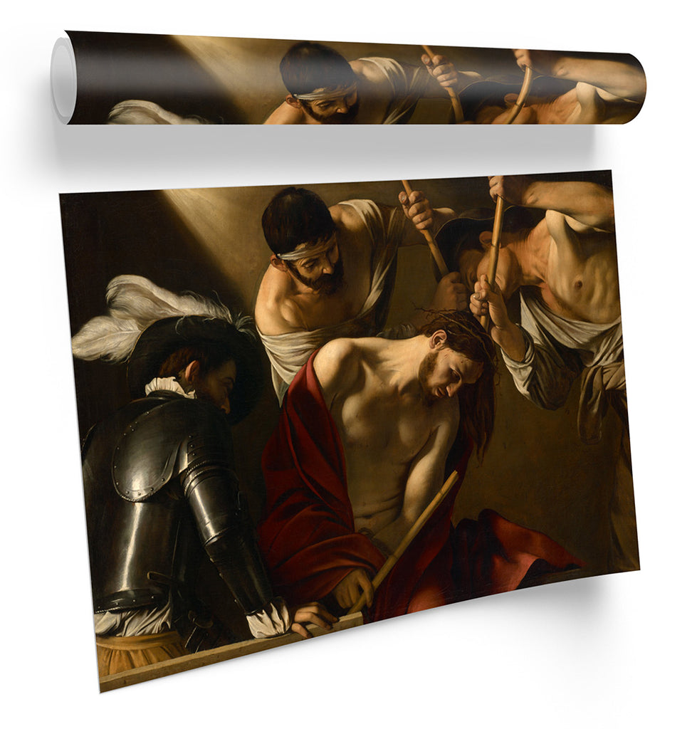 Caravaggio Merisi The Crowning with Thorns Framed