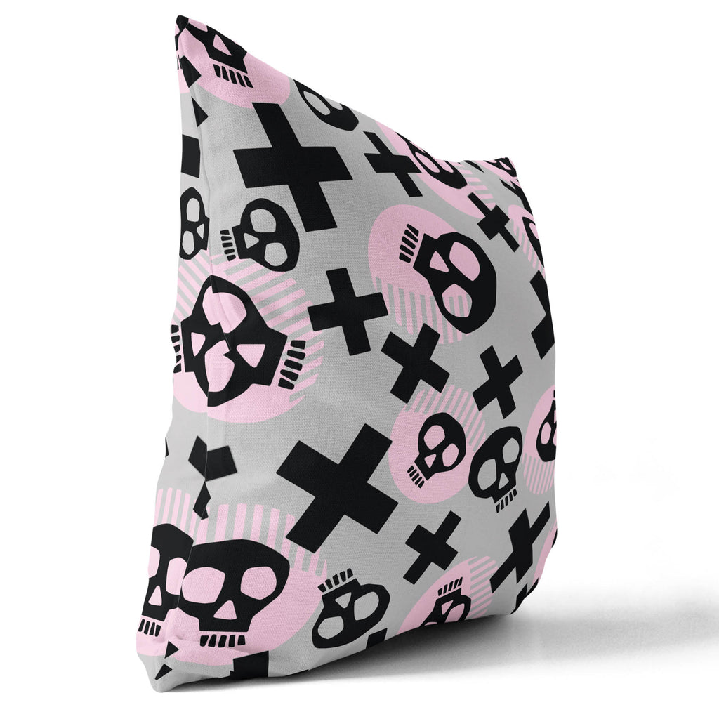 Pink Skulls Crosses
